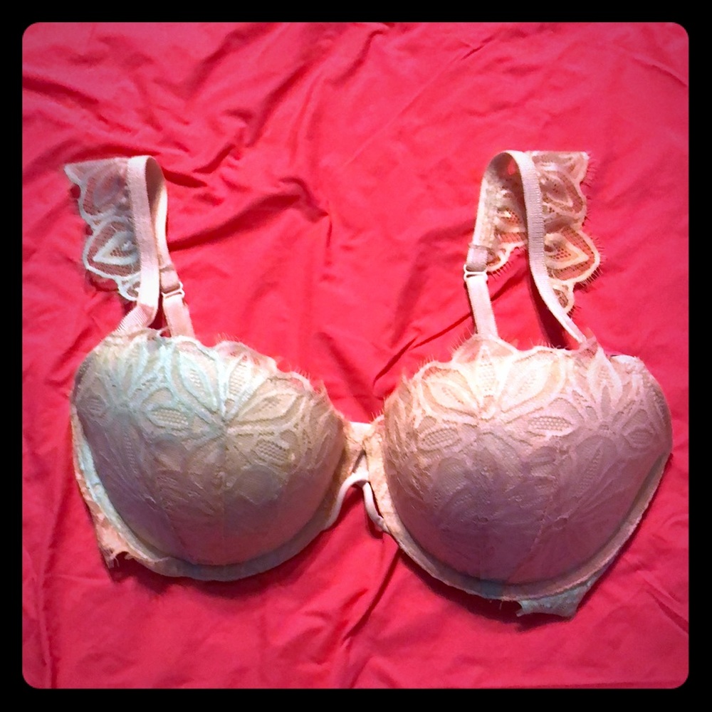 PINK 32DD Floral Lace Date Bra